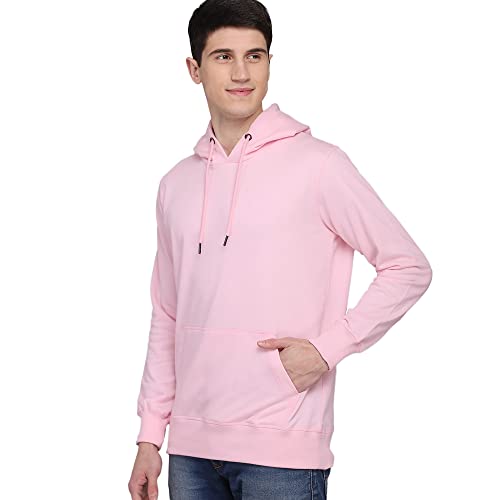 Image of Free Authority Men's Full Sleeve Solid Hooded Sweatshirt
