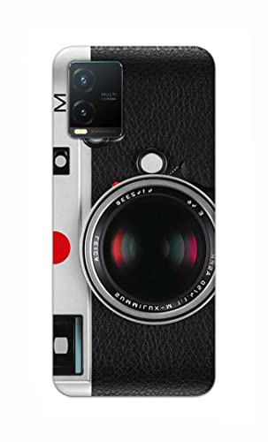 Image of Printed Hard Back Cover Case for Vivo T1x Back Cover (Vintage Camera) -702