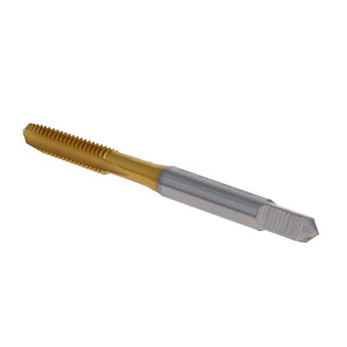 Utoolmart メトリックタップ ねじ切りタップ スレッドミルタップ テーパタップ M6 チタンメッキ 高速度鋼HSS ねじ切りタップ テーパータップ ネジスレッド プラグ パイプ 1個入り