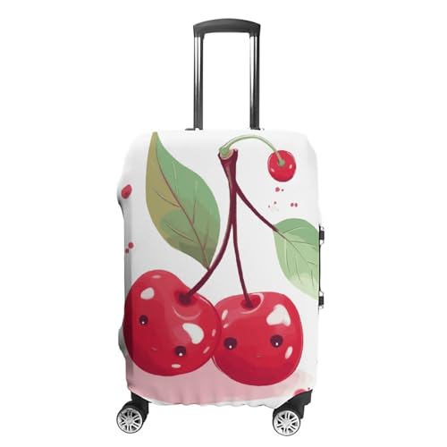 Housse de valise anti-saleté cerise extensible de 45,7 à 81,3 cm