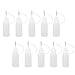 Produktbild Rosenice Klebstoffflasche / Leerflasche mit Präzisionsspitze, 10 ml, 10 Stück, für Handarbeiten / Quilling, Weiß
