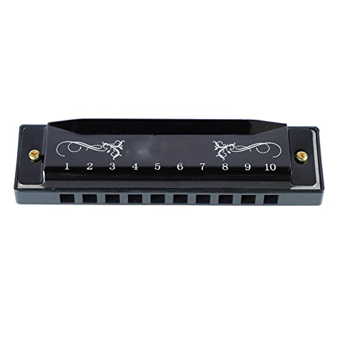 Harmonica Aluminium et Acier Inoxydable Longue Durée 20 Tons Orgue à Bouche Léger sans Déformation Surface Dure et Lisse pour Salle de Classe (Noir) - Les Beatles, Paul McCartney, John Lennon, RIngo Starr, George Harrison Harmonica Aluminium et Acier Inoxydable Longue Durée 20 Tons Orgue à Bouche Léger sans Déformation Surface Dure et Lisse pour Salle de Classe (Noir)
