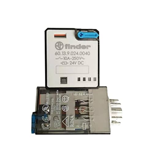 Relais intermédiaire 10 A 250 V AC Finder 60.13.9.024.0040 avec bobine 24 VDC et 11 broches