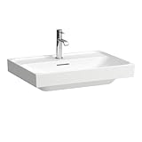 Laufen Meda Aufsatzwaschtisch, geschliffen, 650x460mm, 1 Hahnloch, mit Überlauf, H...