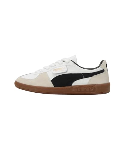 Image of Puma Unisex-Adult, Palermo LTH, White-Vapor Gray-Gum, Sneaker, 13UK, (39646401)