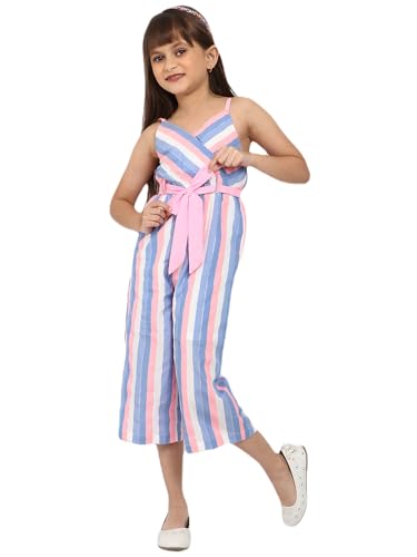 Image of Nautinati Girls Strappy Colourful Jumpsuit | Age 4-8 Years