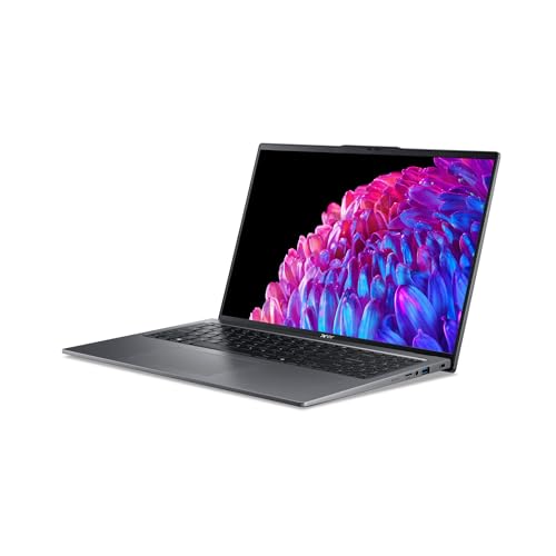 acer Swift Go (SFG16-72-76Q5) / 16' 3,2K OLED 120Hz / Intel® Core™ Ultra 7 155U / 16 GB LPDDR5X RAM / 512 GB SSD/Intel® Graphics/Windows 11 Home/Steel Gray