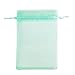 Produktbild SASDA 50Pcs 21 Farbe 7X9 9X12 10X15 13x18cm Organza-Geschenk-Beutel Kleines Schmuck Tasche kleine Geschenk-Taschen Drawable Schmuck Verpackung Beutel,Minzgrün,7x9cm
