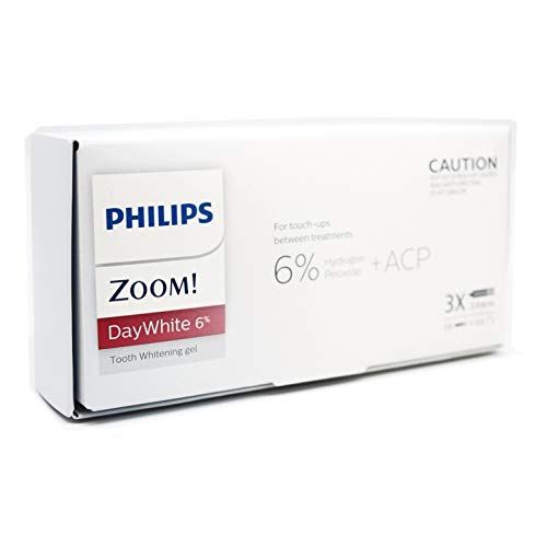 Zoom 6% Day White Hydrogen Peroxide Teeth Whitening Gel Mini Kit 3 x 2.4 gram
