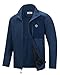 Outdoor Ventures Herren Sportjacke Leichte Funktionsjacke Übergangsjacke Fleecejacke mit 5 Taschen Freizeitjacke Trainingsjacke für Freizeit und Outdoor Blau Heidekraut/blau L
