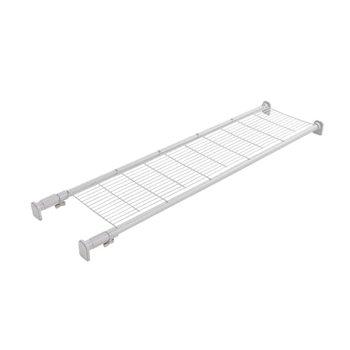 HEIAN SHINDO 突っ張り棚 強力タイプ メッシュ ホワイト 耐荷重40~20kg 幅108~147cm TAI-3 平安伸銅工業（Amazon）