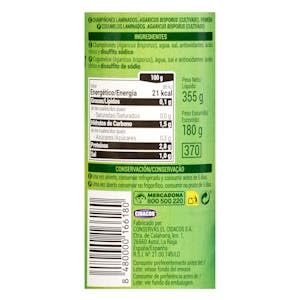Champiñones laminados Hacendado Bote 355 g Pack 2