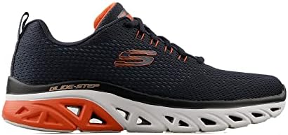 Skechers Sport Glide-Step Sport-Wave Heat Men's Sneaker 11.5 D(M) US Navy-Orange | Image 1