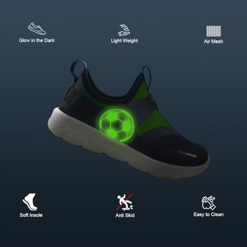 Image of KazarMax Ultra Runner Glow in The Dark Shoes | Comfotable | Lightweight | Casual Sneakers for Boys