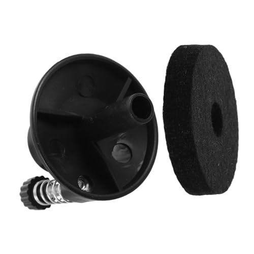 Vaguelly 1 セット ドラムハイハットホルダー シンバル交換用アクセサリー シンバルスタンドホルダー ドラムシンバルパッド ドラムスタビライザー 楽器の部品 羊毛フェルト Black