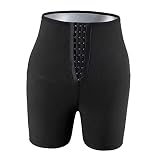 ChicLitonor Pantaloni Da Sauna Da Donna in Neoprene, Grassi per Le Cosce, Tuta Da Sauna per Allenamento, Intimo Modellante a, S M 38-41cm