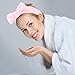 TIOSRU 10 Pack Spa Headband for Washing Face Pink Skincare Headbands Bulk for Women Girls Soft Coral Fleece Hairband Cute Bow Headbands for Washing Face Makeup
