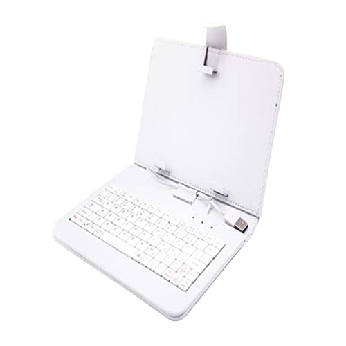 Gatuida Funda con Teclado para Tableta de 7 Pulgadas Estilo Portátil Color Resistente a Arañazos