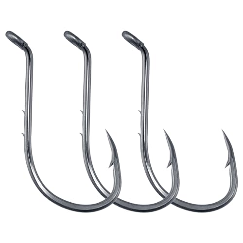 Hameçons de pêche circulaires pieuvre Dr.Fish double tige barbelée