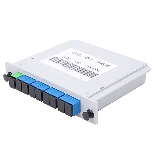 Divisor de fibra óptica compacto de reflexão baixa, conectores de computador duráveis ​​e confiáveis