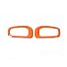 CHENFENG Red Firm Accesorios Exteriores Ajuste para Jeep Renegade ABS Coche Frontal antiniebla Lámpara Lámpara Decoración Pegatina Pegatina Ajuste para Jeep Renegade 2015-2016 (Color Name : Orange)