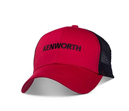 Kenworth Trucks Motors Red & Black Long Haul Trucker Mesh Cap/Hat