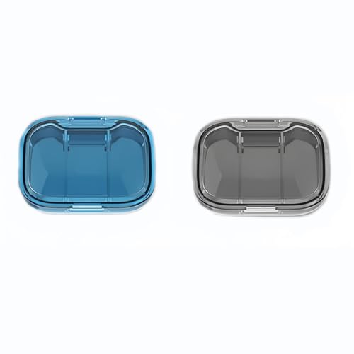 2 Stück Tablettenbox Morgens Mittags Abends Pill Organizer Pillendose 3 FäCher Medikamentenbox Klein FüR Unterwegs