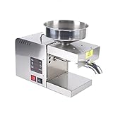 Best Cold Oil Press Machine: Which One Do You Choose? 24 DNYSYSJ Oil Press Machine 110V Automatic Oil Extractor Hot Cold Oil Presser with Intelligent Control Panel Stainess Steel Oil Extractor for Peanut Soybean Rapeseed 610W