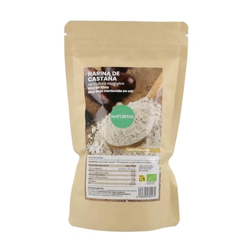 Harina de castaña 250 g Naturitas Essentials | Agricultura ecológica