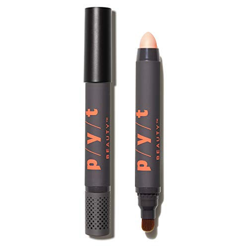 PYT Beauty All Over Concealer Makeup Stick with Brush, Fair/Neutral, Medium to Full Coverage for Under Eye Dark Circles & Skin Imperfections, Hypoallergenic, Cruelty Free, 1 Count