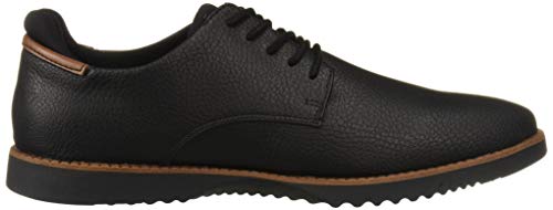 Dr. Scholl's Men's Sync Plain Toe Dress Casual Oxford, Black/Black Smooth, 10.5 US