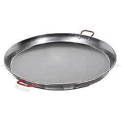 Paellera Para 7 Personas LA IDEAL - Paellera valenciana para 7 personas, 36 cm, Gris