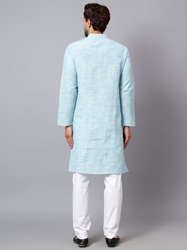 Image of LATEST CHIKAN Men's Cotton Regular Kurta