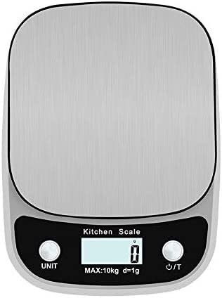 Electronic Multifunctional Weighing Scale,0kg/1g LCD Electronic Kitchen Scales Household Balance Cooking Measure Tool Stainless Steel Digital Weighing Food Scale G OZ ML Accurate Measurement