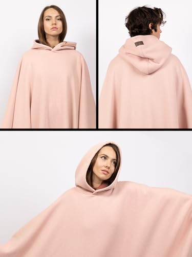 Image of FREE THE SHEEP Eden Hoodie - Oversized Weighted Hoodie Cloak with Ultra-Soft Faux Fur Liner