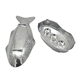 Service de poisson créatif : grand ensemble de marmites en aluminium de style thaïlandais en forme d'assiette de poisson pour barbecue de camping. Ces plateaux de nourriture pour plateau de poisson vous permettent de libérer votre créativité culinaire et d'impressionner vos clients. Ces plateaux sublimeront vos plats de poisson et démarqueront votre restaurant.