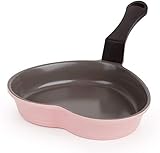 Neoflam Ceramic Nonstick Heart-Shaped Egg Pan, Pink