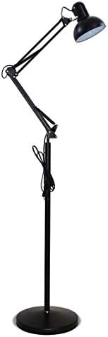 Luminária Piso 1,90m Articulada Chão Pedestal Coluna Refletor Led...