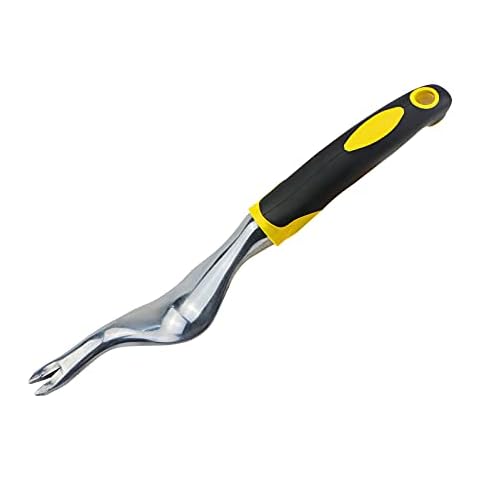AFLOWER Garden Hand Weeder Manual Weed Puller for Garden Lawn Farmland Transplant,Aluminum Alloy Dandelion Digger Garden Weeding Removal,Gardening Weed Puller Tool, 30X2CM Cover