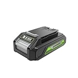 Greenworks 24V 2Ah Lithium-Ion Battery LB24A020 (Genuine Battery, 150+ Compatible Tools)