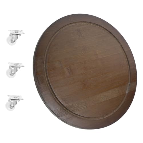 HEMOTON Base De Maceta con Ruedas para Plantas Carrito Móvil para Flores Soporte para Macetas De Interior y Exterior Bandeja para Plantas De Jardín