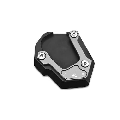 Plaque support latéral béquille moto Valico DS900X anti-enfoncement pour sols meubles