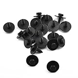  Lawnoval 10 clips de retención de nailon para umbral de puerta, color blanco, para BMW E30/E39/E46/Z3 M3/M5