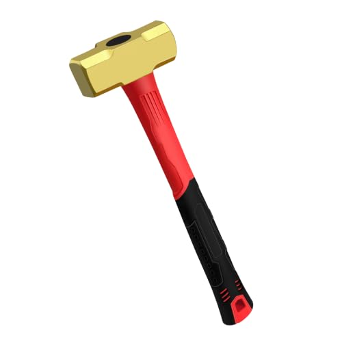C&T 3lb Brass Sledge Hammer with Fiberglass Handle