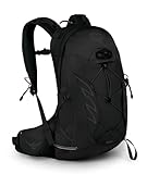 Osprey Talon 11L Men's Hiking Backpack with Hipbelt, Stealth Black, L/XL