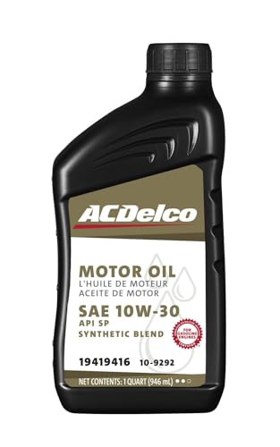 Aceite Motor Mezcla Sintética SAE 10W-30 1 Quart