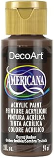 Deco Art Americana 2 oz Acrylic Multi-Purpose Paint, Burnt Umber