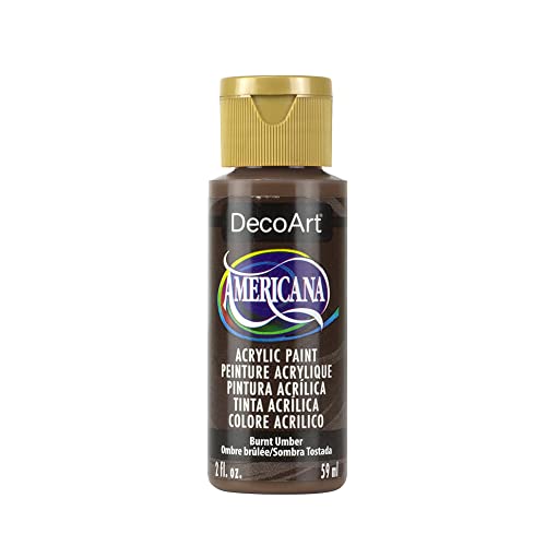 Deco Art Americana 2 oz Acrylic Multi-Purpose Paint, Burnt Umber,Brown,59 ml(Pack of 1)