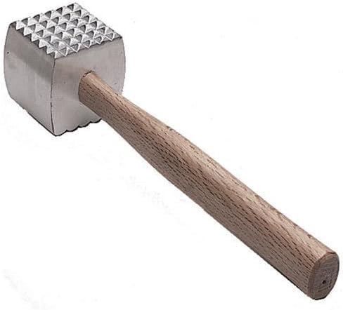 Martillo Ablandador de Carne Great Credentials 12 pulgadas Madera y Aluminio