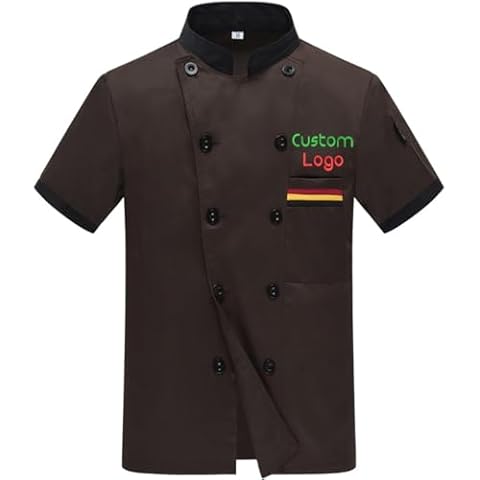 Personalized Chef Jacket with Custom Name Cover